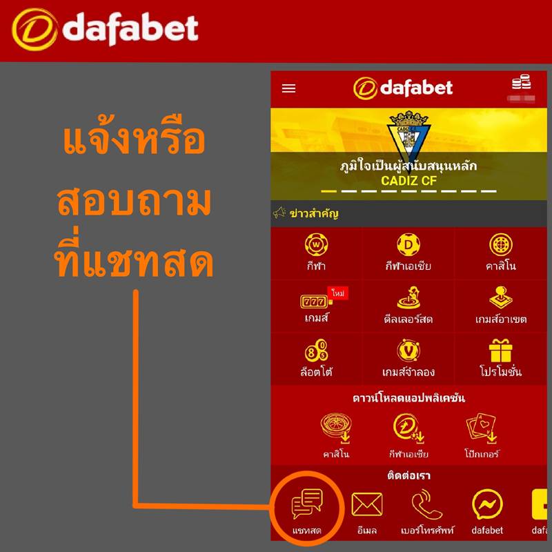 dafabet ฝากเงิน