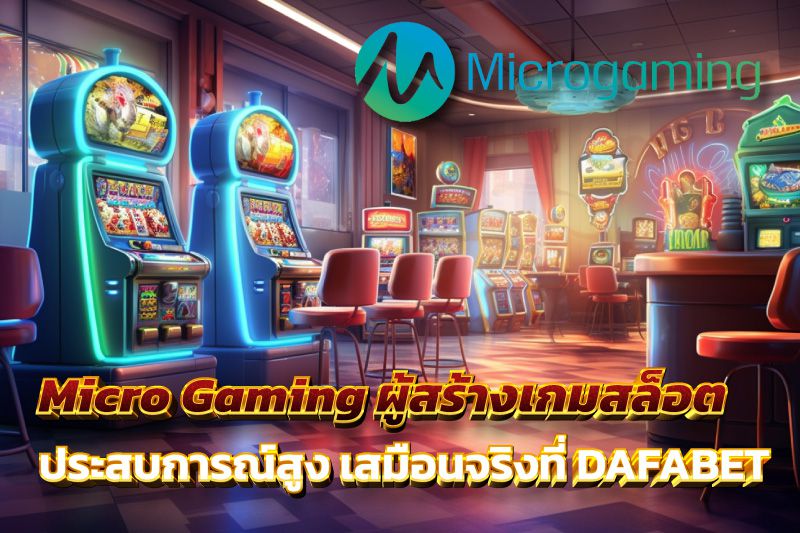 Micro Gaming ผู้สร้างเกมสล็อต ประสบการณ์สูง เสมือนจริงที่ DAFABET