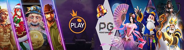 เกมส์สล็อตชื่อดังอย่าง Pragmatic Play (PP) และสล็อต PGSlot (Pocket Game Soft)